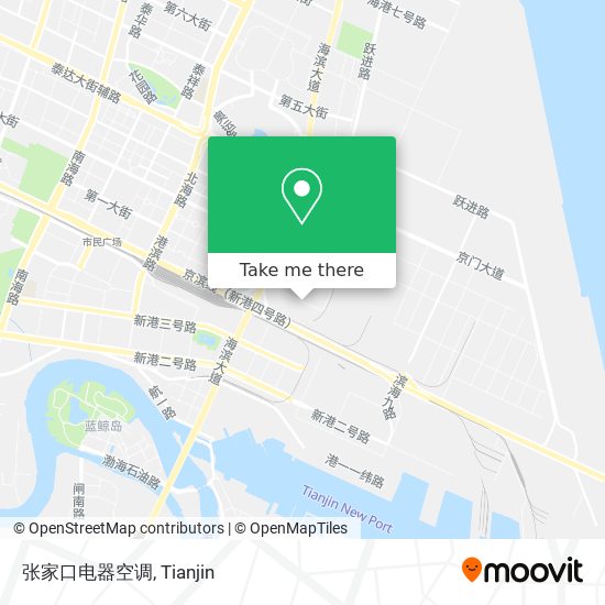 张家口电器空调 map