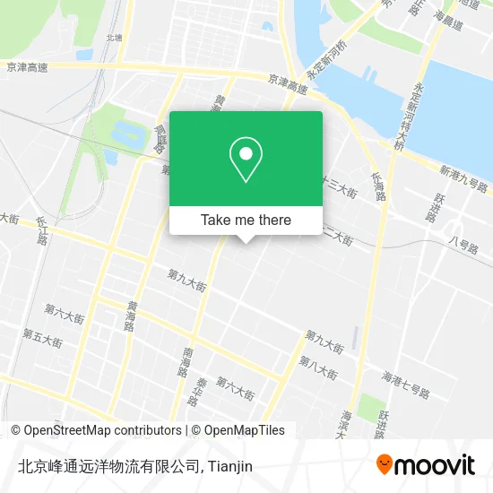 北京峰通远洋物流有限公司 map