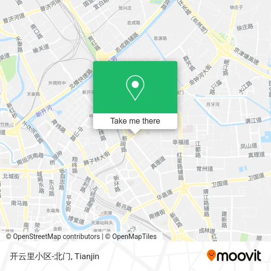 开云里小区-北门 map