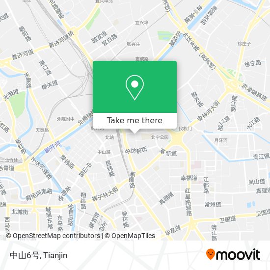 中山6号 map