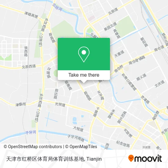 天津市红桥区体育局体育训练基地 map