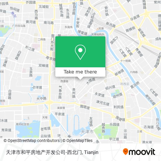 天津市和平房地产开发公司-西北门 map