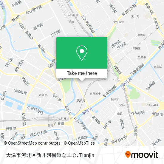 天津市河北区新开河街道总工会 map