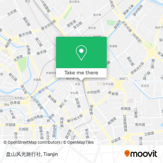 盘山风光旅行社 map