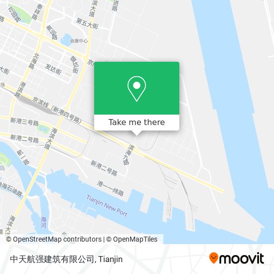 中天航强建筑有限公司 map