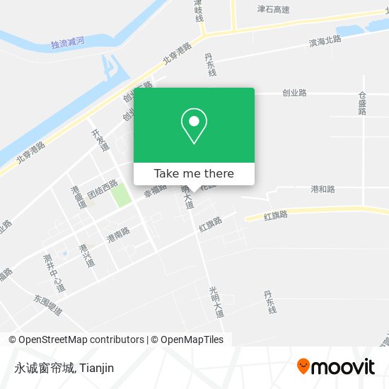 永诚窗帘城 map