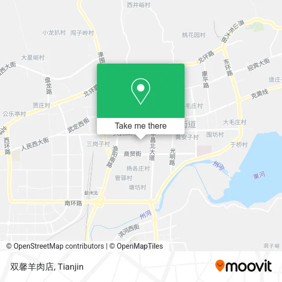 双馨羊肉店 map