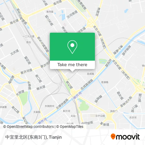 中宜里北区(东南3门) map