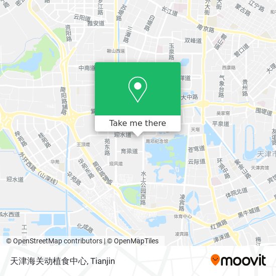 天津海关动植食中心 map