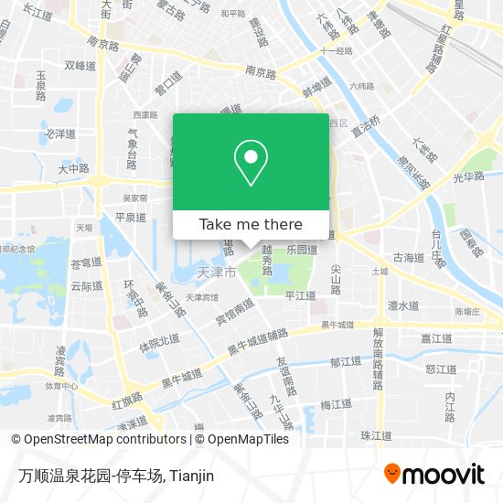 万顺温泉花园-停车场 map