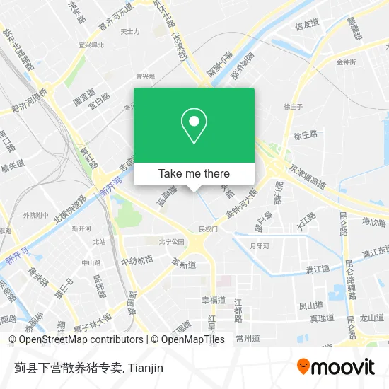 蓟县下营散养猪专卖 map