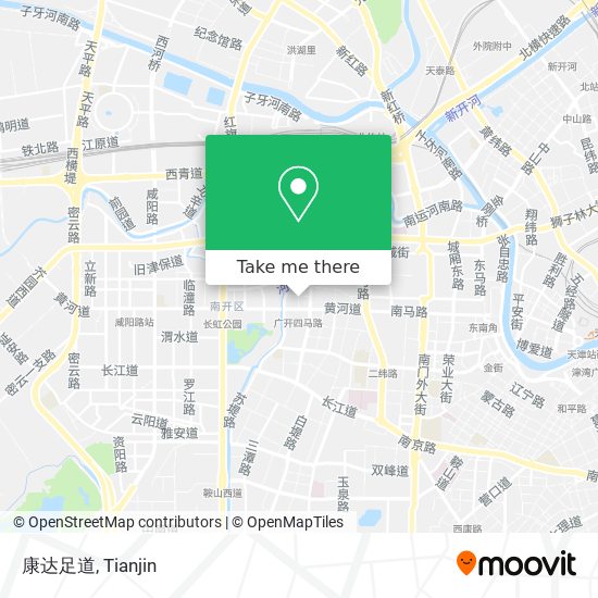 康达足道 map