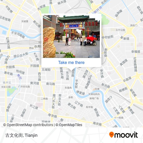 古文化街 map