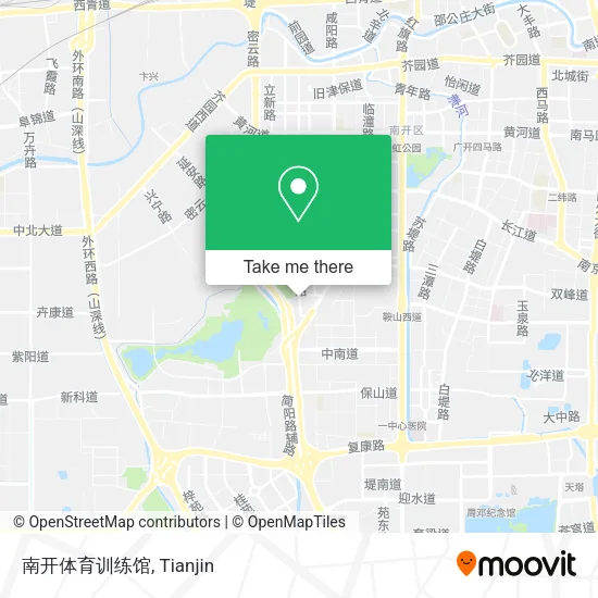 南开体育训练馆 map