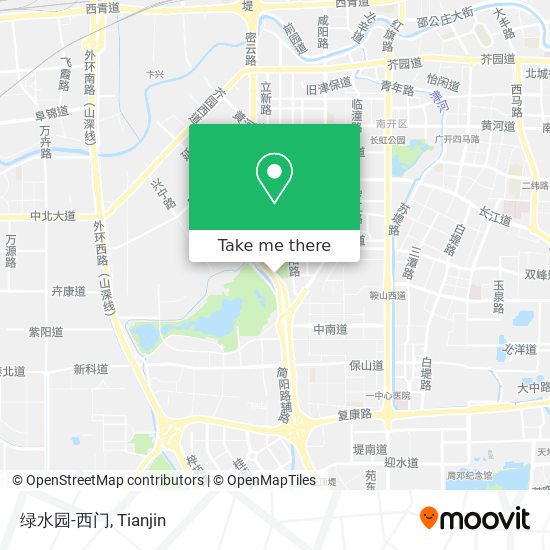 绿水园-西门 map