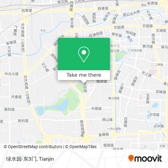 绿水园-东3门 map
