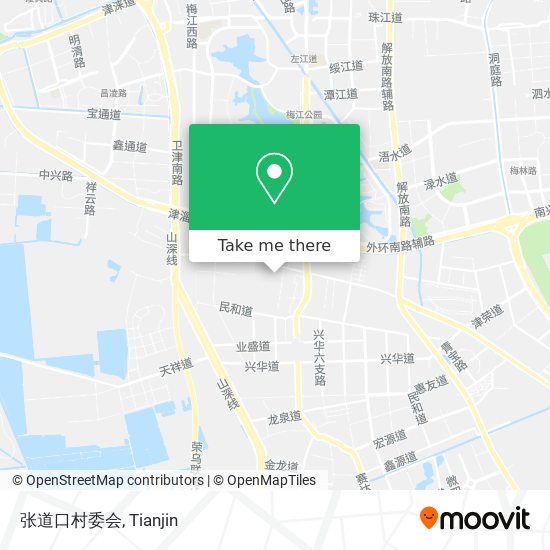 张道口村委会 map