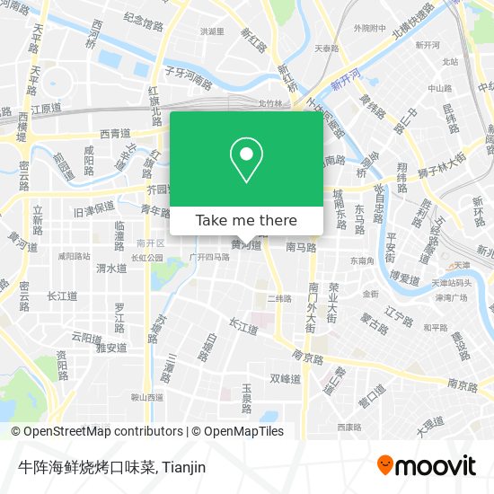 牛阵海鲜烧烤口味菜 map