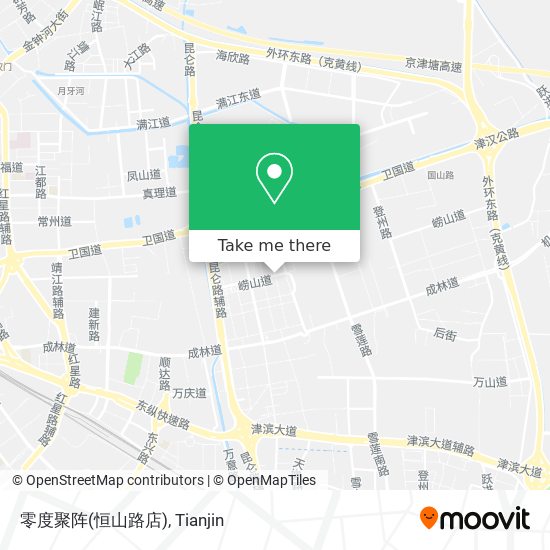零度聚阵(恒山路店) map