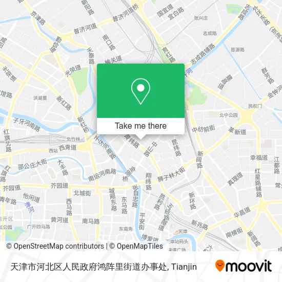 天津市河北区人民政府鸿阵里街道办事处 map