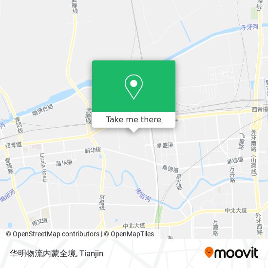 华明物流内蒙全境 map
