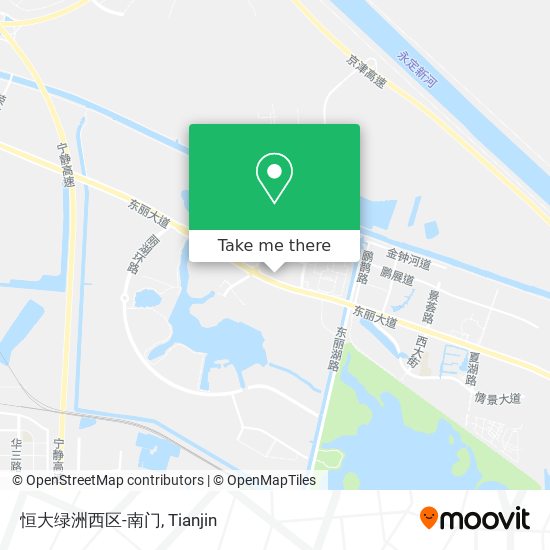 恒大绿洲西区-南门 map