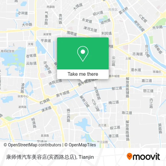 康师傅汽车美容店(宾西路总店) map