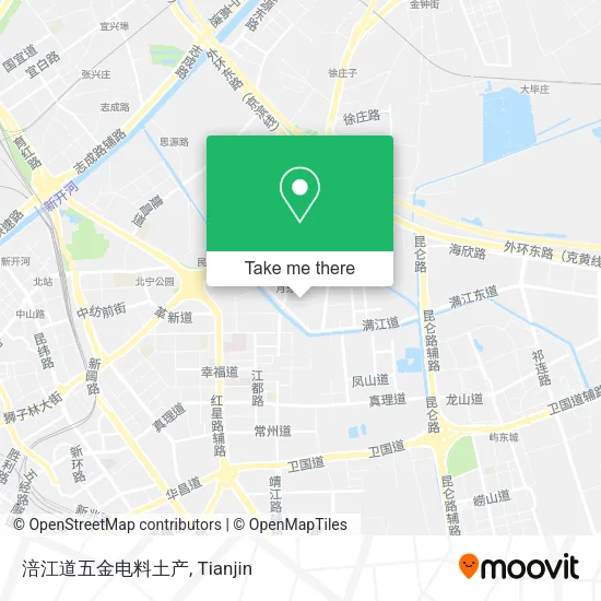 涪江道五金电料土产 map