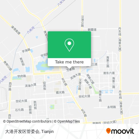 大港开发区管委会 map