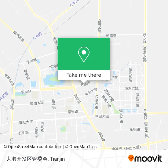 大港开发区管委会 map