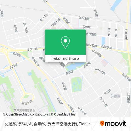 交通银行24小时自助银行(天津空港支行) map