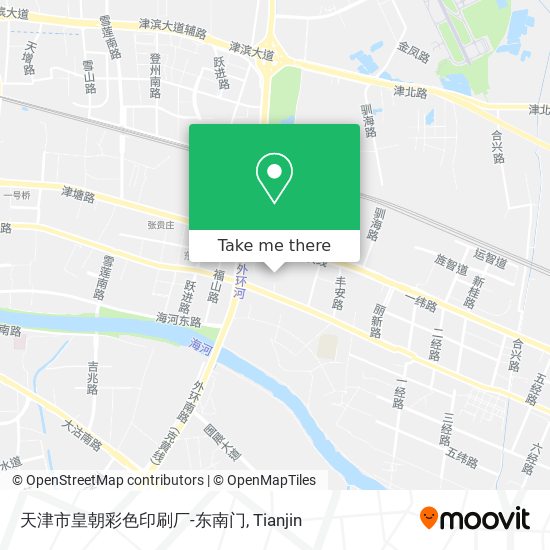 天津市皇朝彩色印刷厂-东南门 map