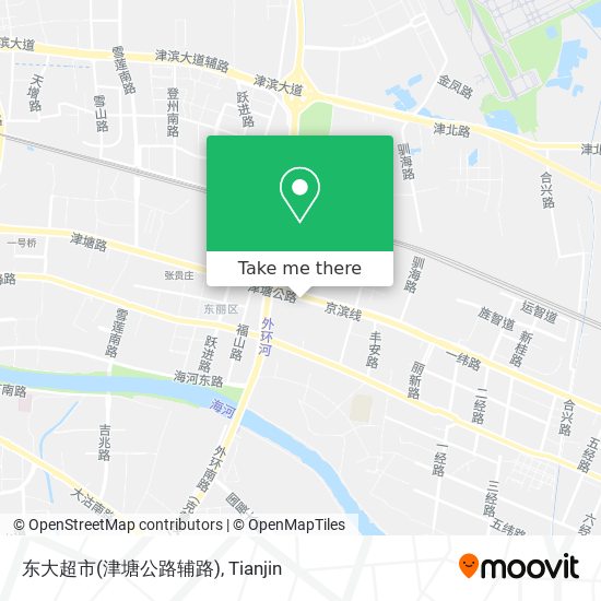 东大超市(津塘公路辅路) map