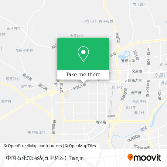 中国石化加油站(五里桥站) map