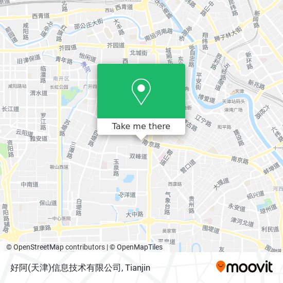 好阿(天津)信息技术有限公司 map