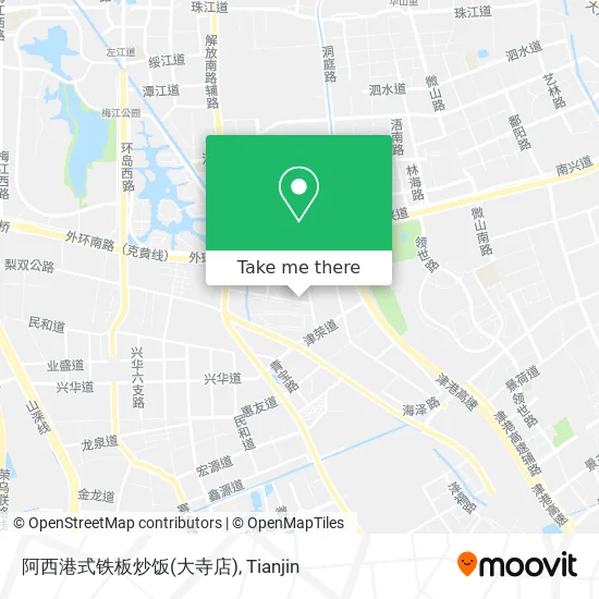 阿西港式铁板炒饭(大寺店) map