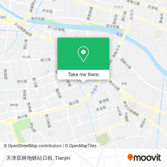 天津双林地铁站日租 map