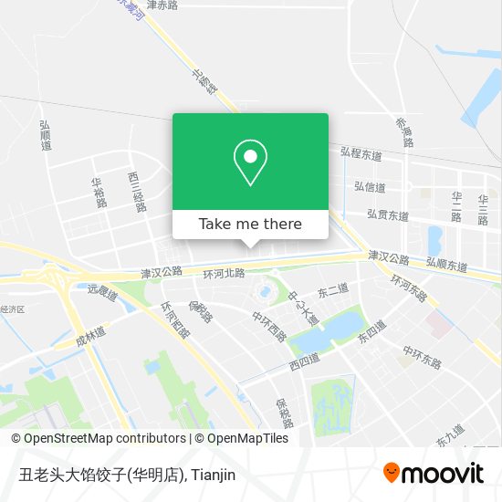 丑老头大馅饺子(华明店) map