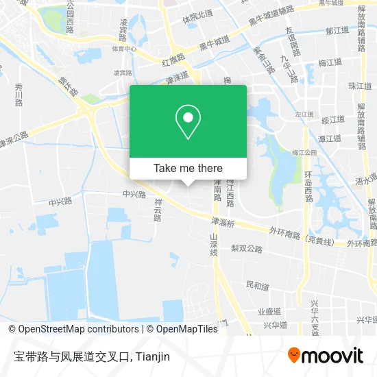 宝带路与凤展道交叉口 map
