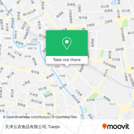 天津云农食品有限公司 map