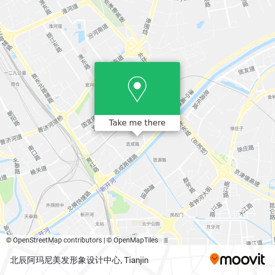北辰阿玛尼美发形象设计中心 map