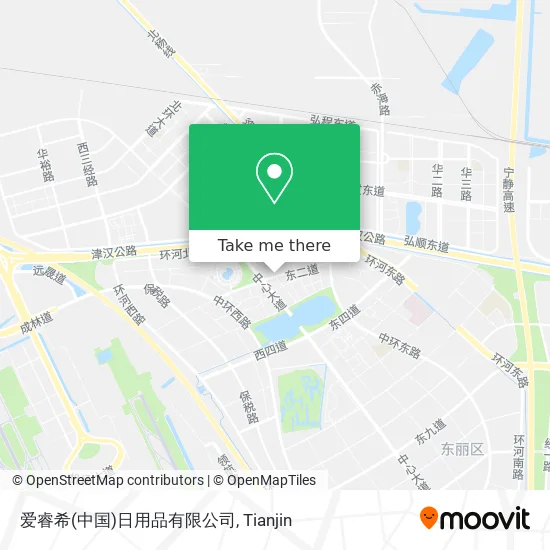 爱睿希(中国)日用品有限公司 map