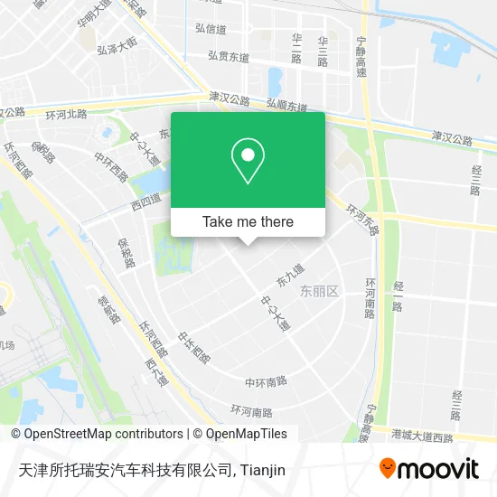天津所托瑞安汽车科技有限公司 map