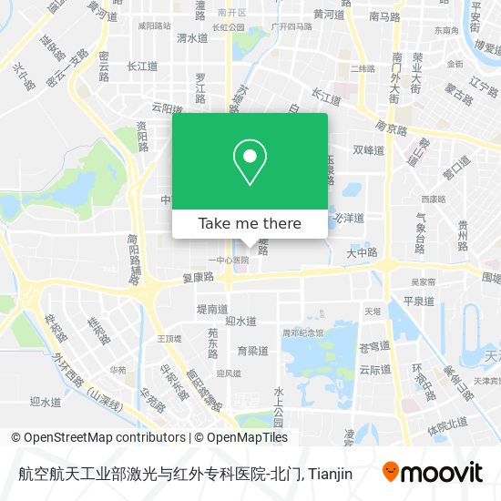 航空航天工业部激光与红外专科医院-北门 map