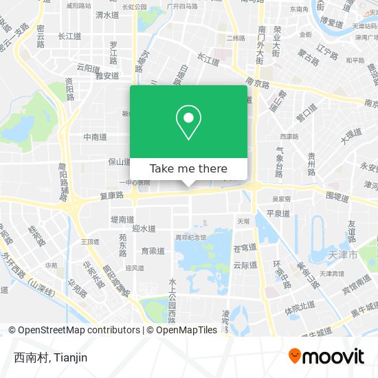 西南村 map