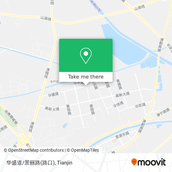 华盛道/景丽路(路口) map