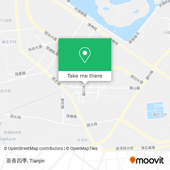 茶香四季 map