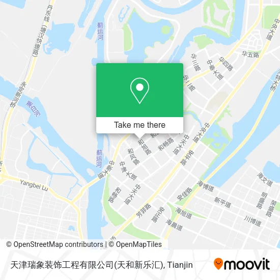 天津瑞象装饰工程有限公司(天和新乐汇) map