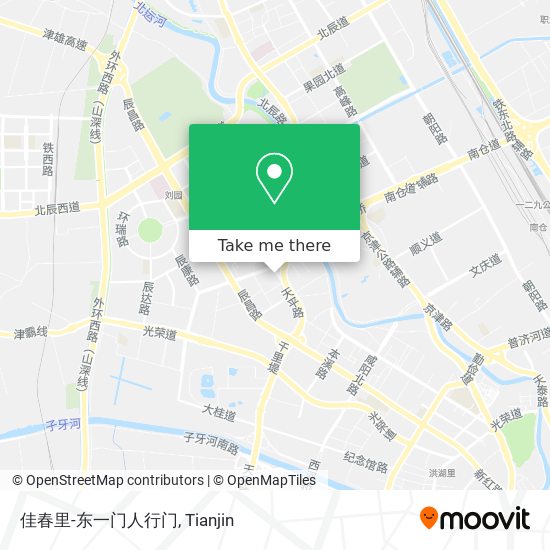 佳春里-东一门人行门 map