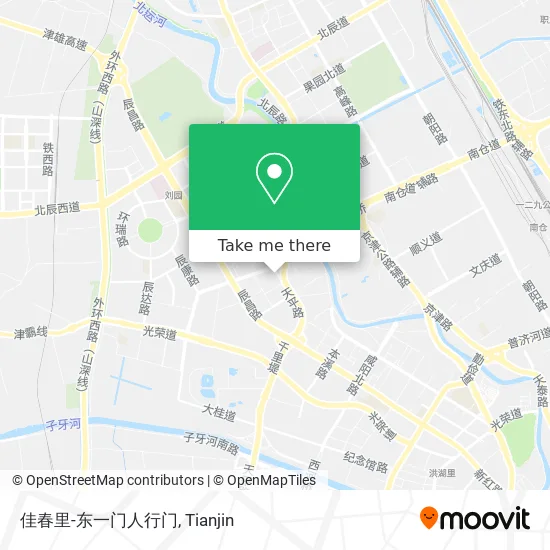 佳春里-东一门人行门 map